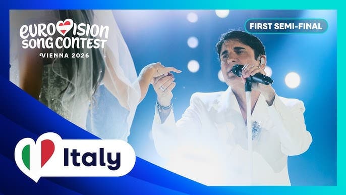 Sal Da Vinci incanta l'eurovision. Il video dell'esibizione