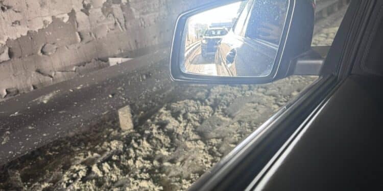 Foto presa dal profilo Facebook "quelli della tangenziale"