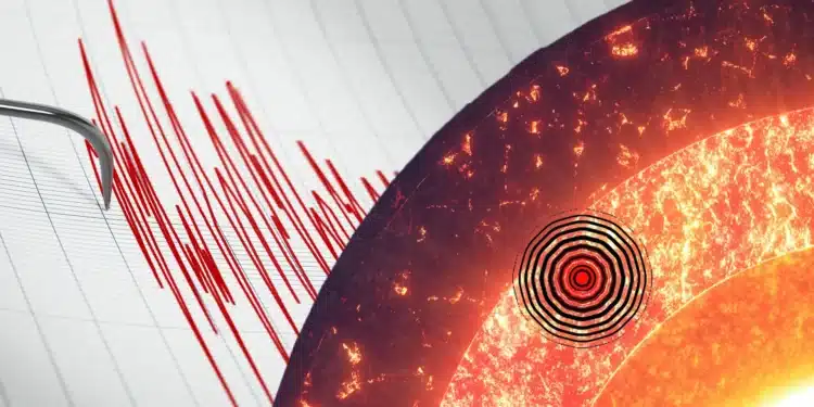 Immagine di un terremoto profondo