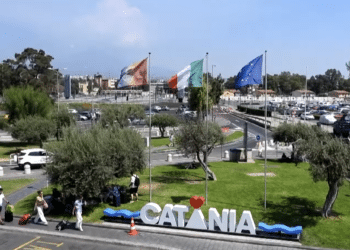 In foto l'aeroporto di catania Fontanarossa