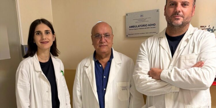 In foto il team dei neuropsichiatri infantili del policlinico di Catania