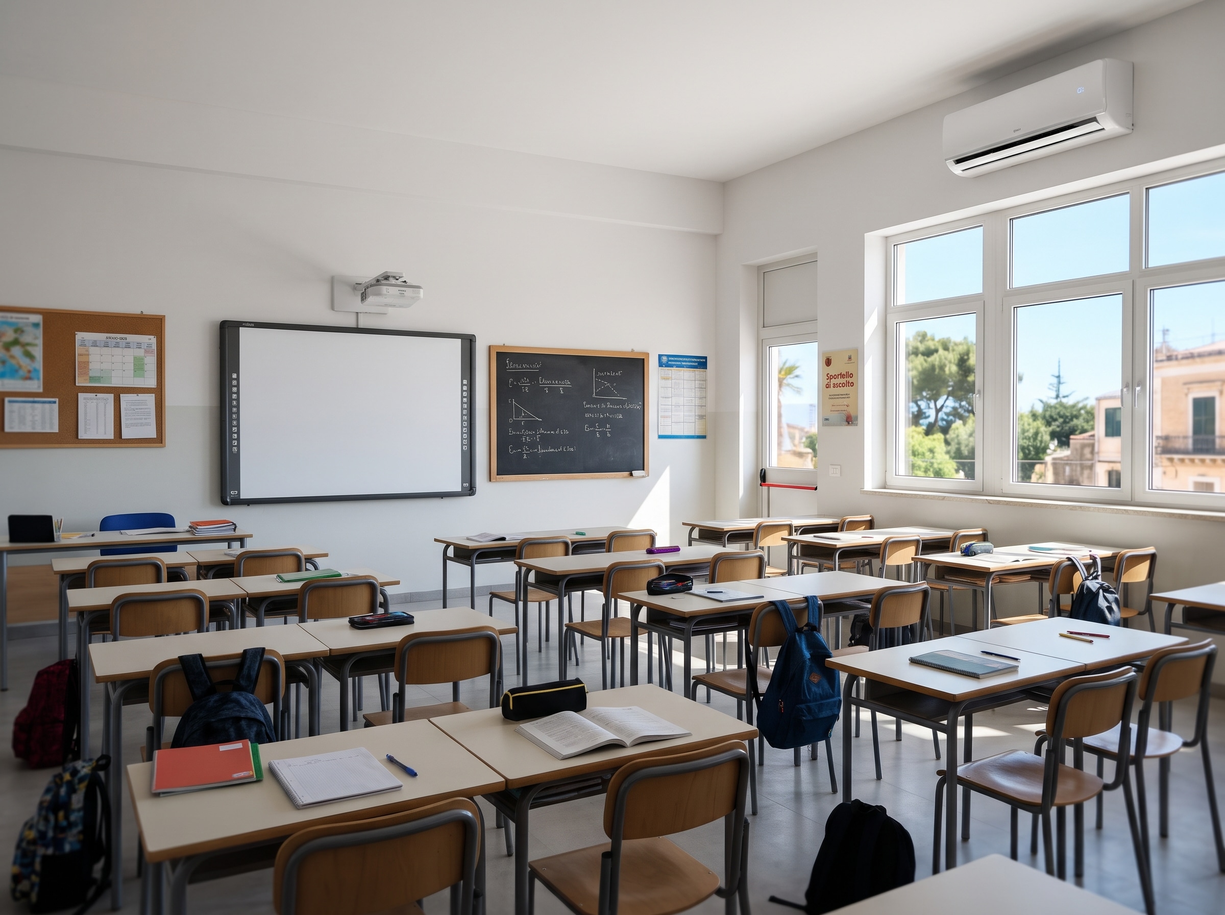 Scuola e università in Sicilia, dall’Ars oltre 35 milioni di euro: climatizzatori nelle aule, IA e supporto psicologico